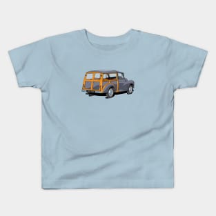 Morris Minor traveller in grey Kids T-Shirt